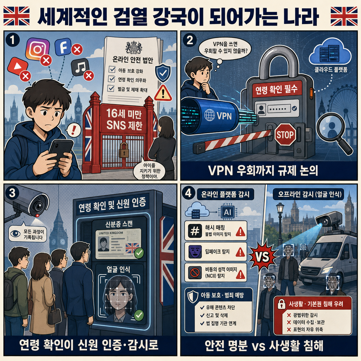 세계적인 검열 강국이 되어가는 나라 내용을 설명하는 본문 이미지