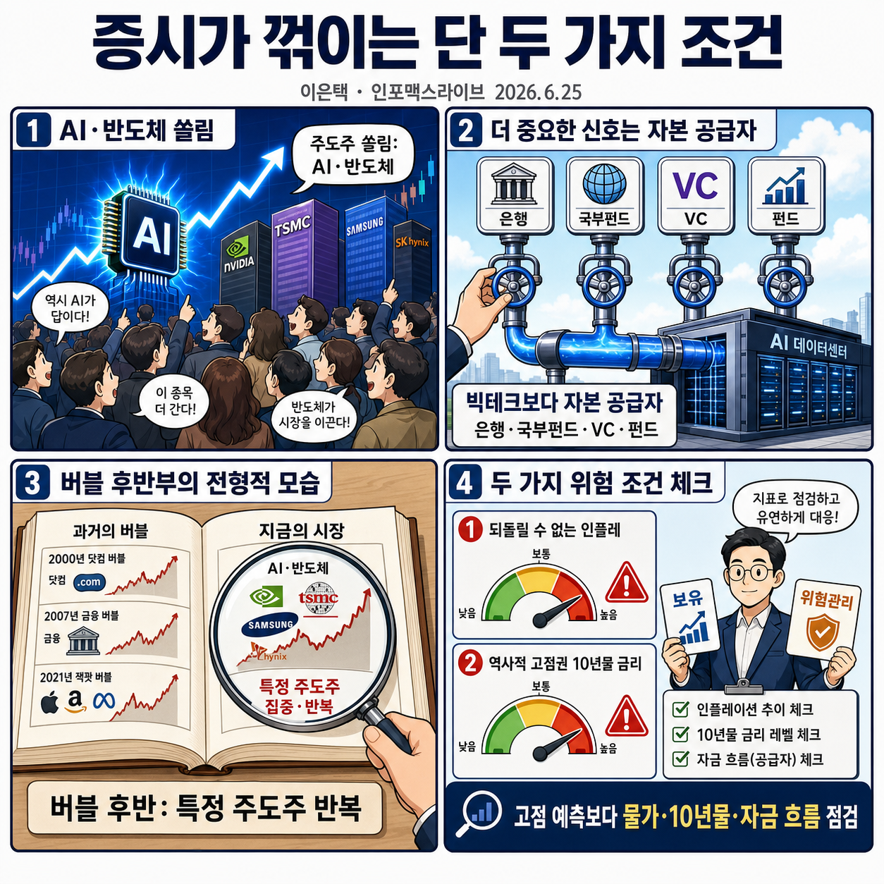증시가 꺾이는 단 두 가지 조건 (이은택) 내용을 설명하는 본문 이미지