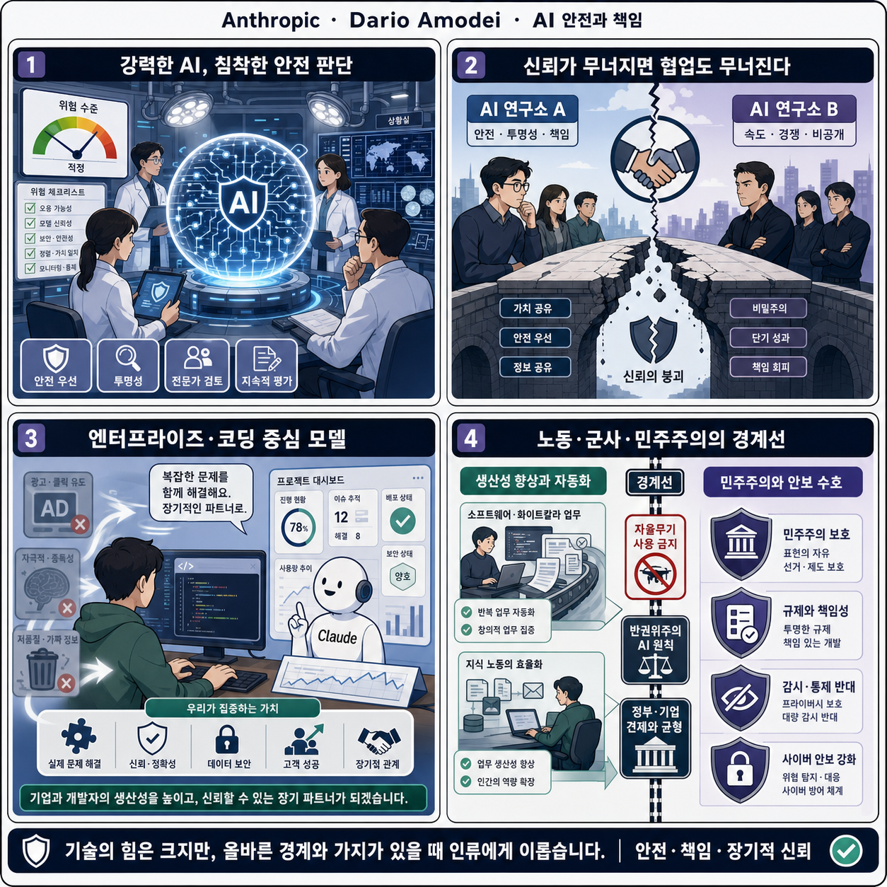 [한글자막] 앤트로픽 CEO 다리오 아모데이의 생각을 들여다봅니다 내용을 설명하는 본문 이미지
