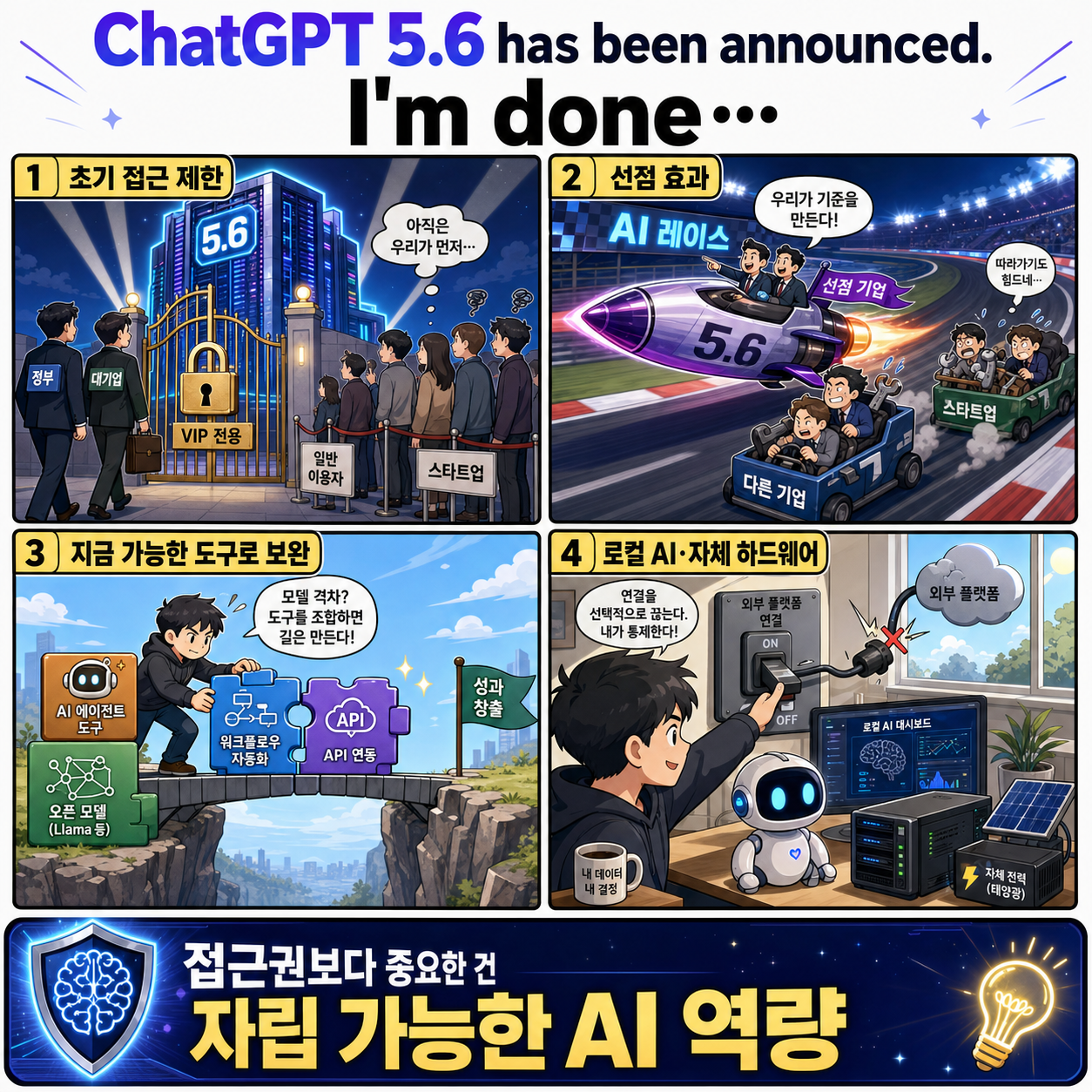 ChatGPT 5.6 has been announced. I''m done… 내용을 설명하는 본문 이미지