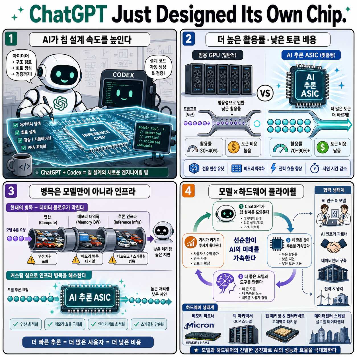 ChatGPT Just Designed Its Own Chip. 내용을 설명하는 본문 이미지