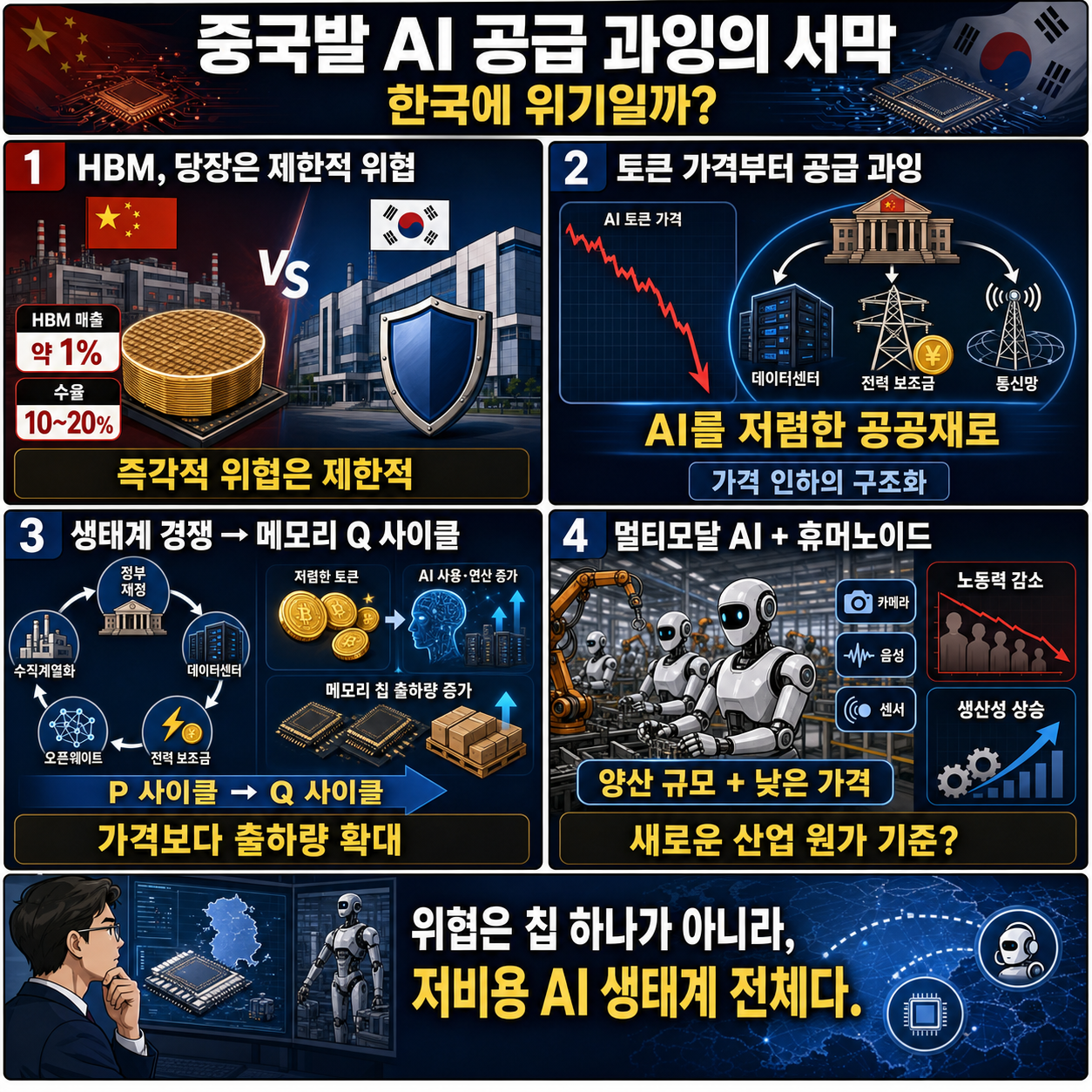 중국발 AI 공급 과잉의 서막...한국에 위기일까 (박수현) 내용을 설명하는 본문 이미지