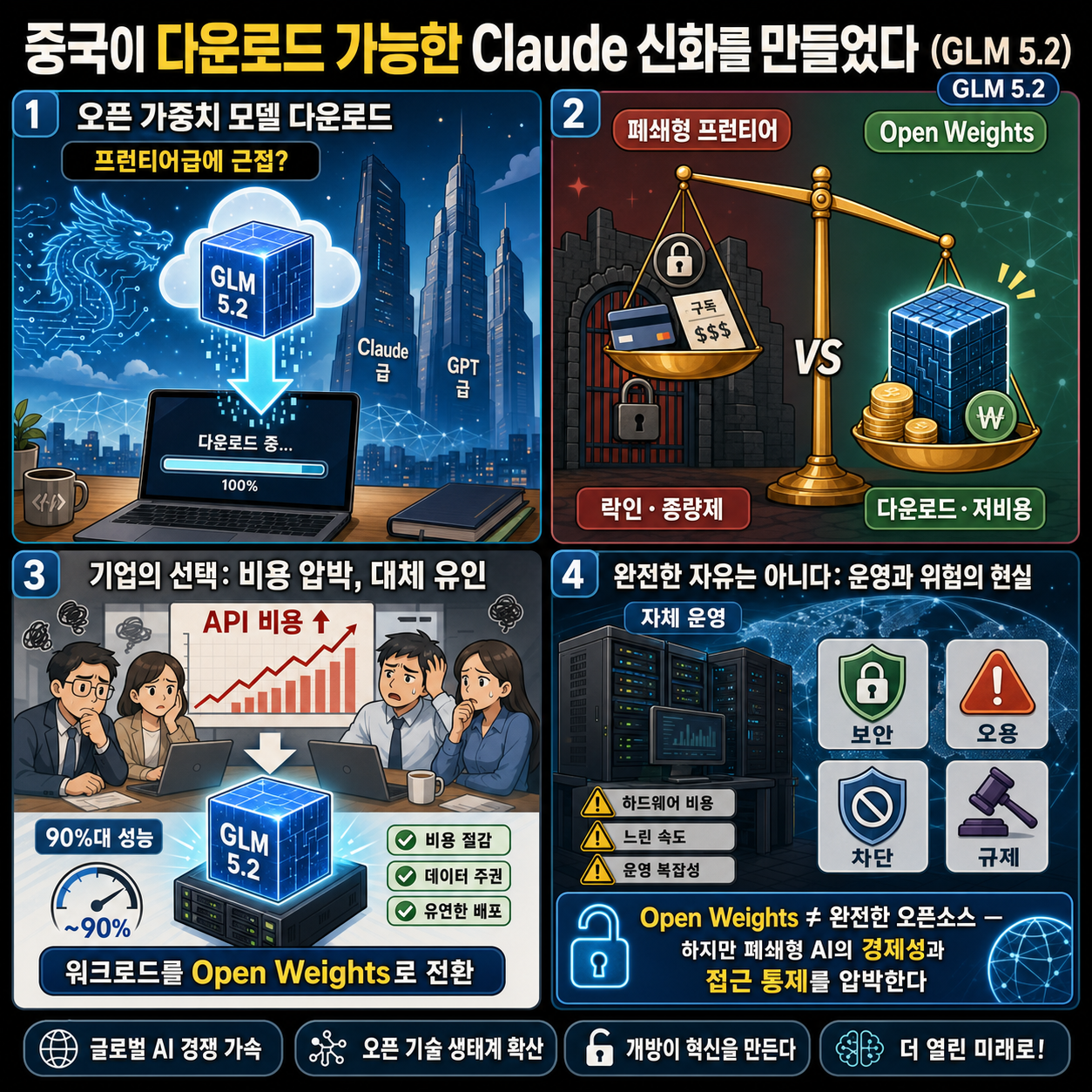 China Just Built a Claude Mythos You Can Download (GLM 5.2) 내용을 설명하는 본문 이미지