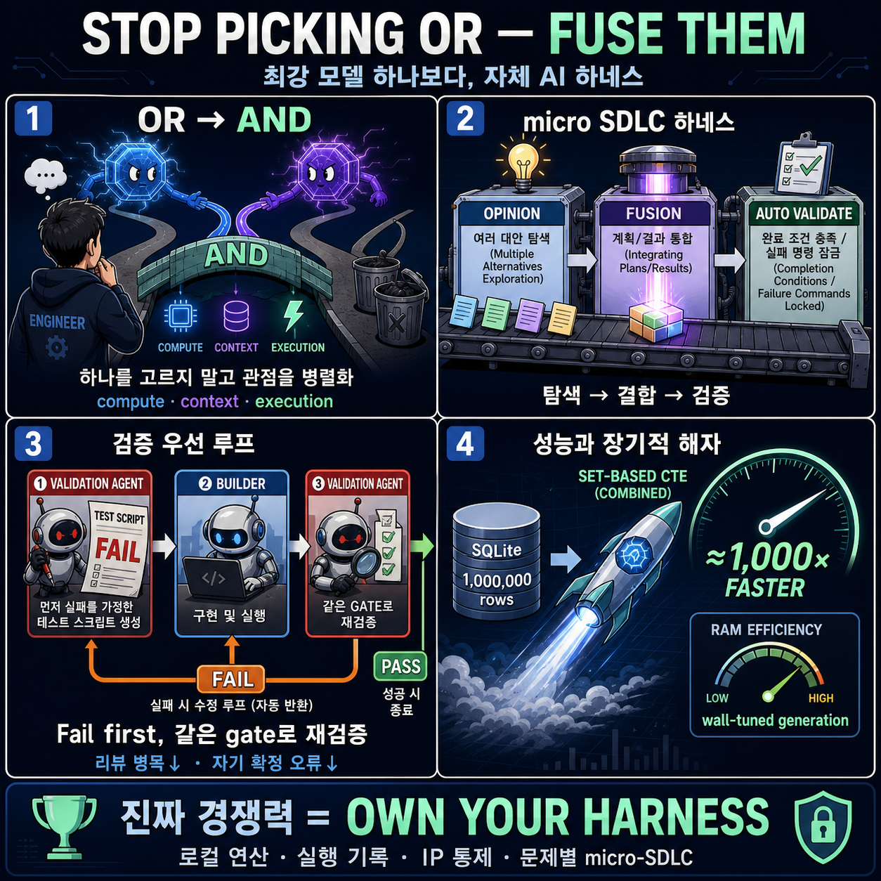 Engineers... STOP Picking GPT-5.6 Sol OR Claude Fable 5…FUSE THEM 내용을 설명하는 본문 이미지