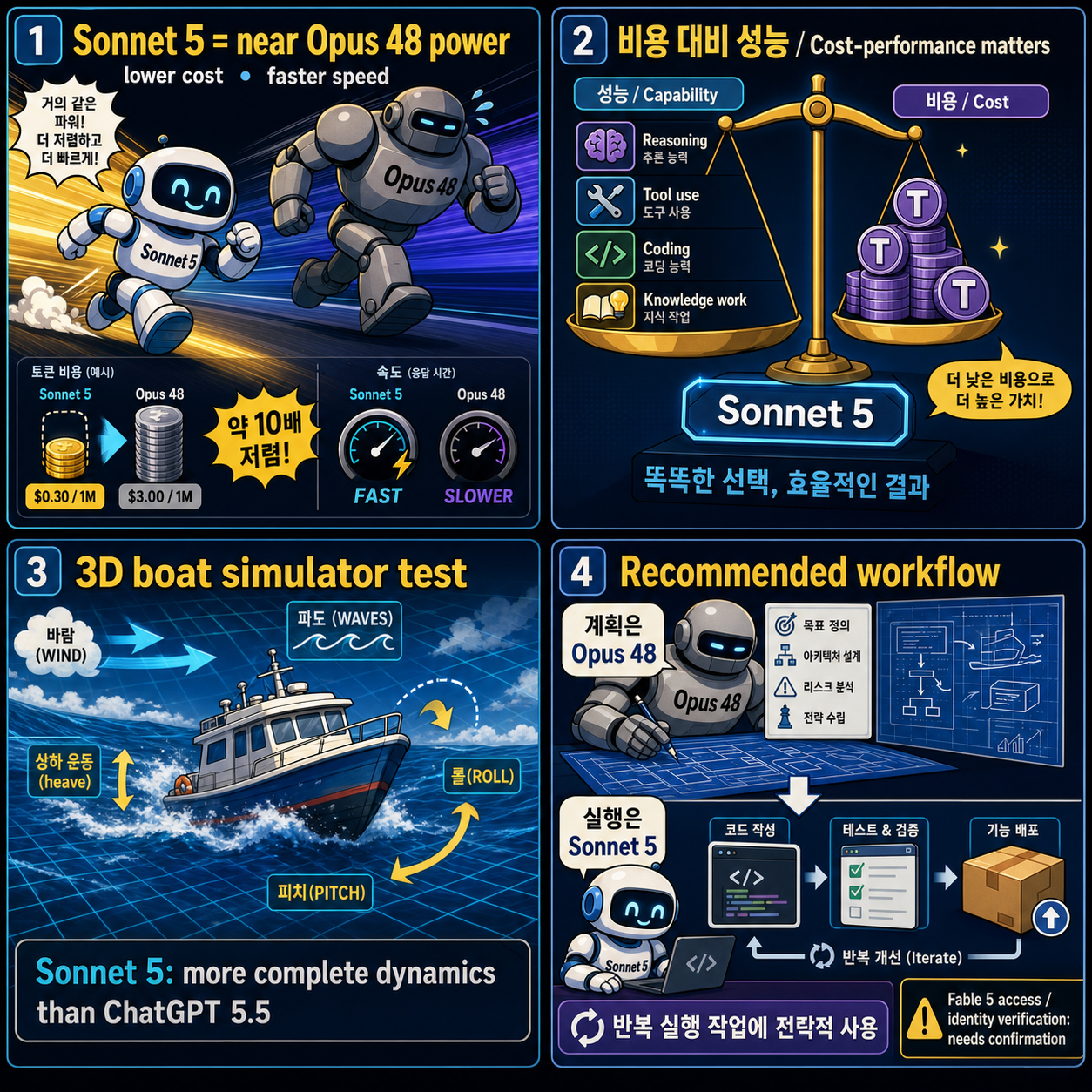 Claude Sonnet 5 just dropped. I''m changing how I use AI... 내용을 설명하는 본문 이미지