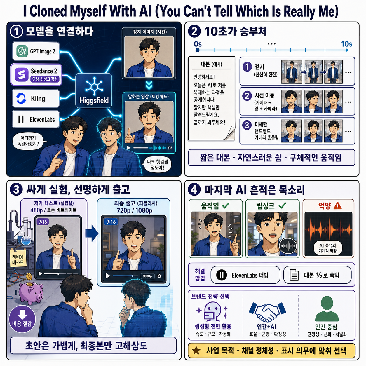 I Cloned Myself With AI (You Can''t Tell Which Is Really Me) 내용을 설명하는 본문 이미지