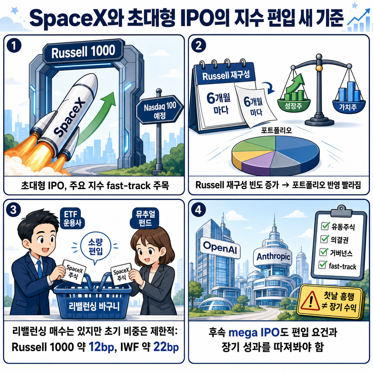 ETF Edge on how SpaceX may be setting a new precedent for other incoming mega IPOs 내용을 설명하는 본문 이미지