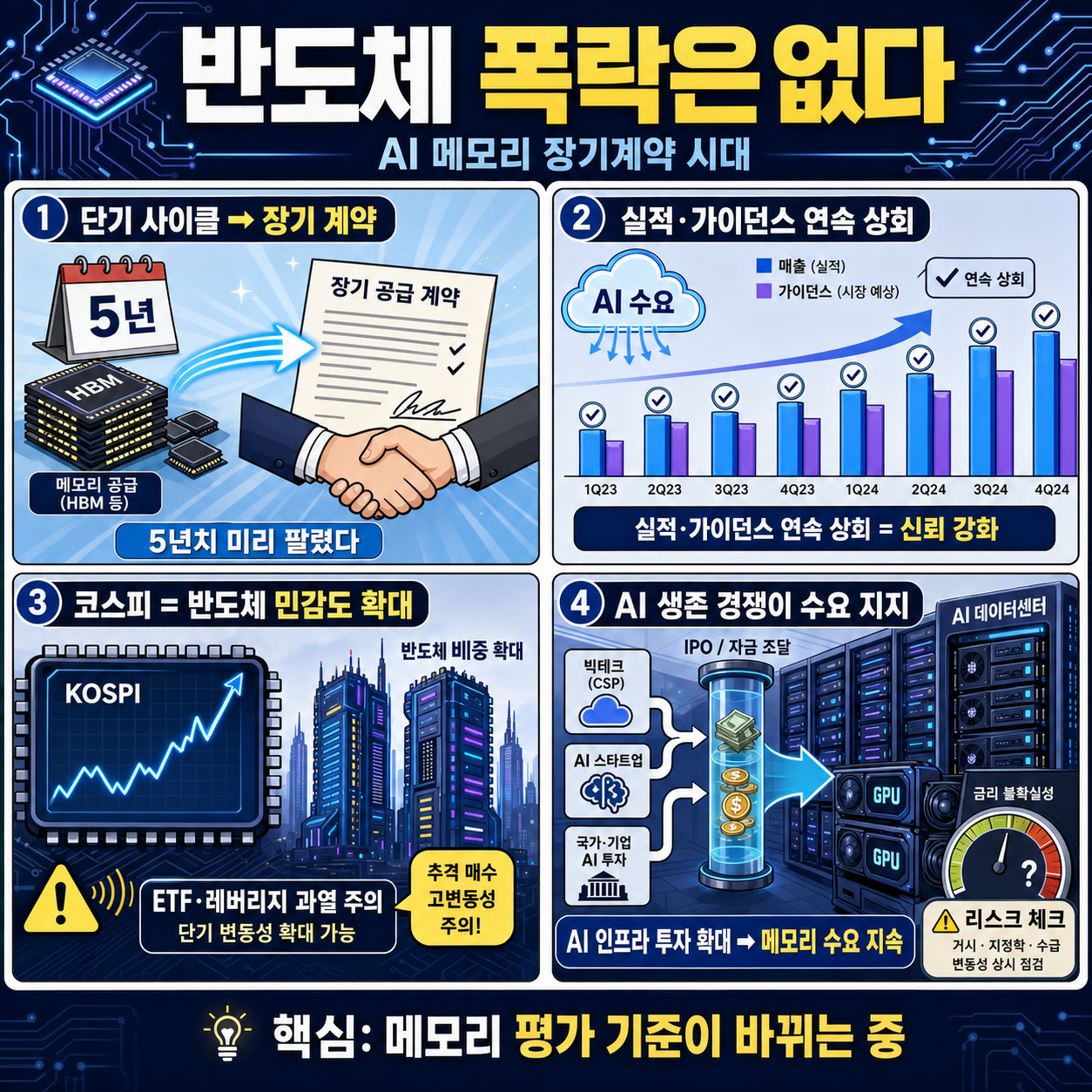 반도체 폭락은 없다 5년치 미리 팔렸다 (AFW파트너스 이선엽 대표) 내용을 설명하는 본문 이미지