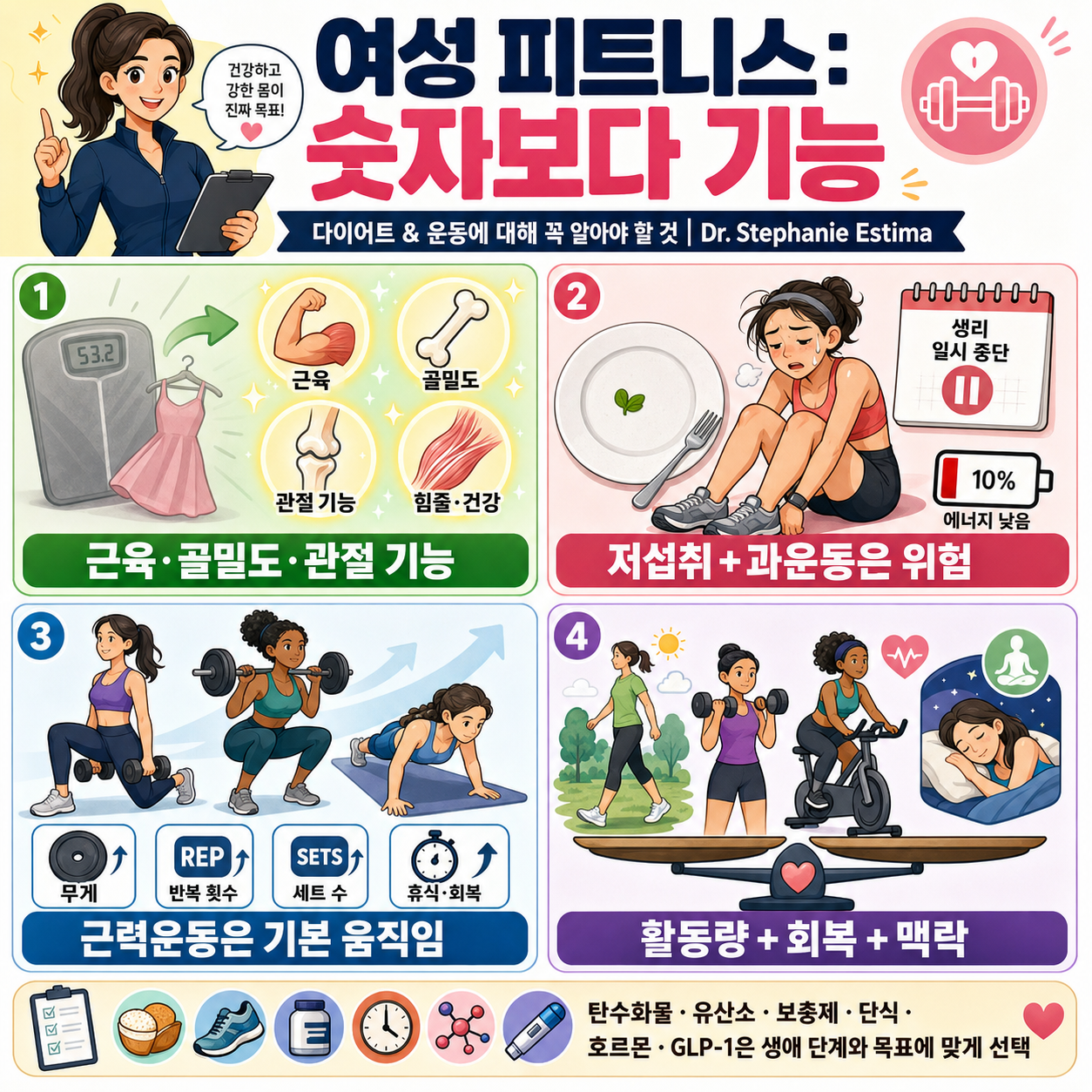 Women''s Fitness Expert: What You NEED To Know About Dieting & Exercise 내용을 설명하는 본문 이미지