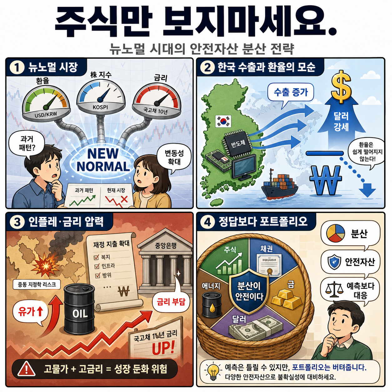 주식만 보지마세요." 웬만하면 망하기 힘든 지구 최고의 안전 자산ㅣ지식인초대석 (오건영 단장 풀버전) 내용을 설명하는 본문 이미지