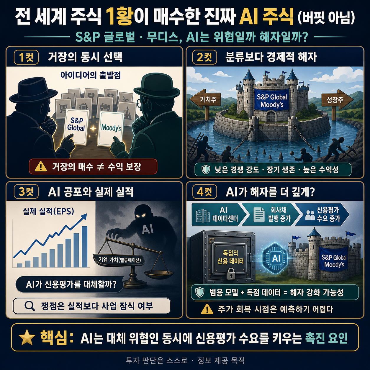 전 세계 주식 1황이 매수한 진짜 AI 주식(버핏 아님) 내용을 설명하는 본문 이미지