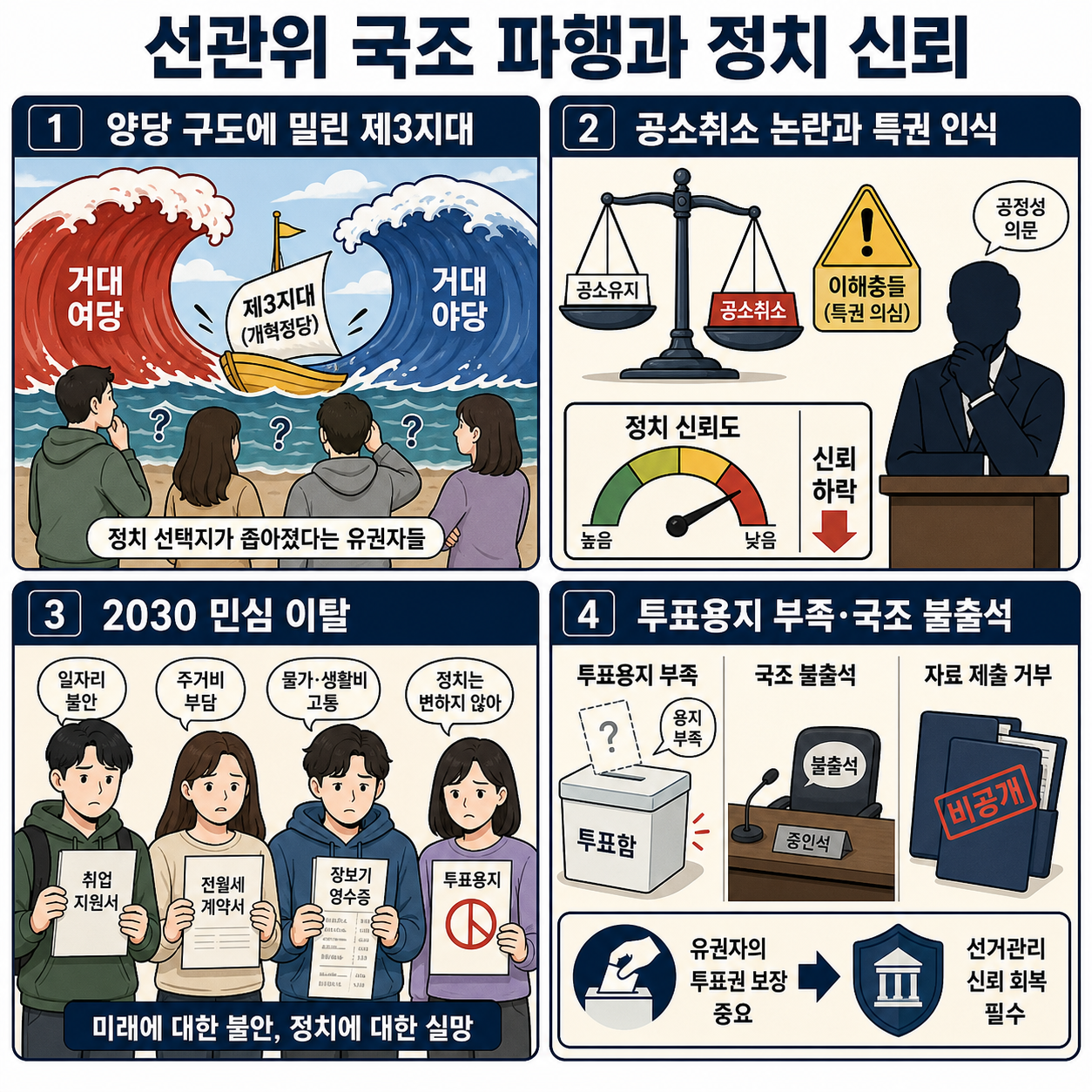 [갓생쇼] 선관위 국조 파행 "국민에 대한 집단항명" with 천하람 개혁신당 원내대표｜KBS 260624 방송 내용을 설명하는 본문 이미지