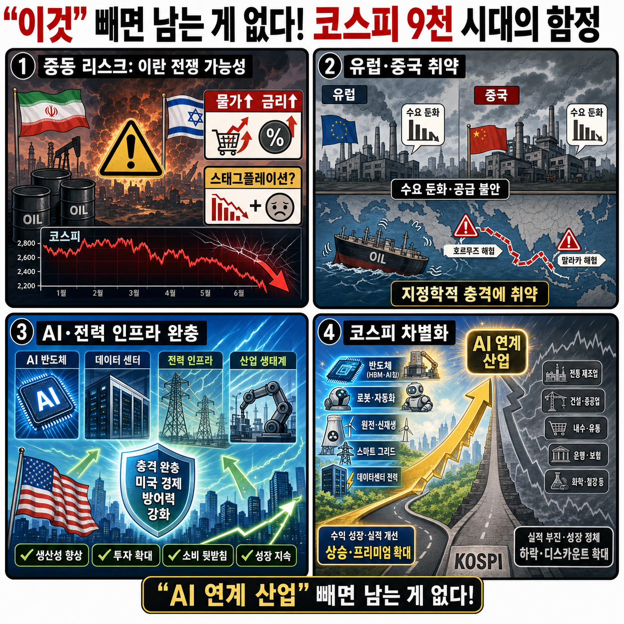 이것" 빼면 남는 게 없다! 코스피 9천 시대의 함정 #박정호교수 #여의도멘션 #주식투자 #코스피 내용을 설명하는 본문 이미지