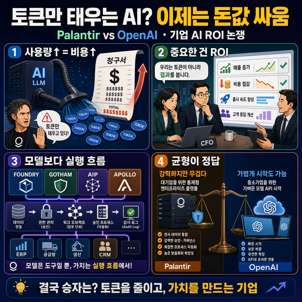 팔란티어 CEO, 왜 OpenAI를 지금 공개 저격했나 내용을 설명하는 본문 이미지