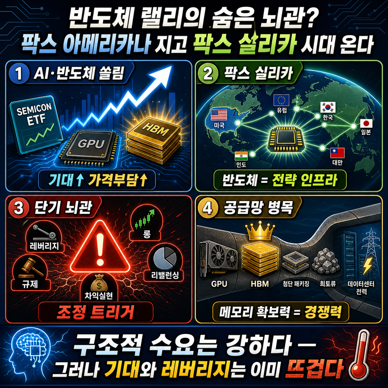 반도체 랠리의 숨은 뇌관? 내용을 설명하는 본문 이미지