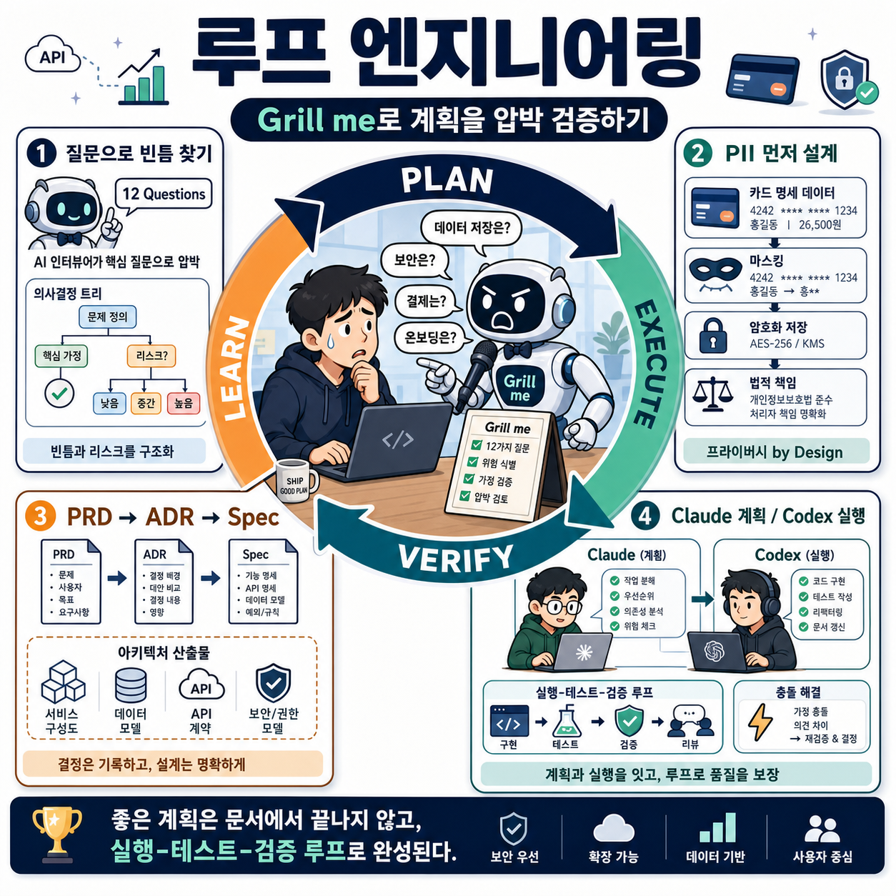 루프 엔지니어링 (feat. Grill me 스킬로 계획하기) 내용을 설명하는 본문 이미지