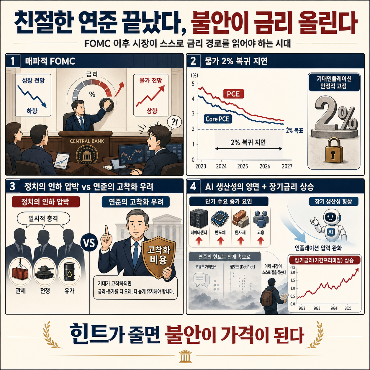 (1부) 친절한 연준 끝났다, 불안이 금리 올린다 (신한 프리미어 패스파인더 오건영 단장) ｜2026년 6월 22일 녹화 내용을 설명하는 본문 이미지