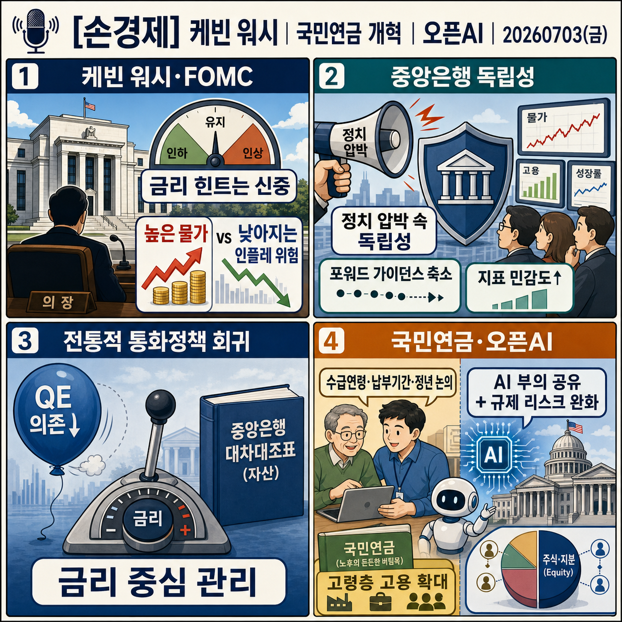 [손경제] 케빈 워시 내용을 설명하는 본문 이미지