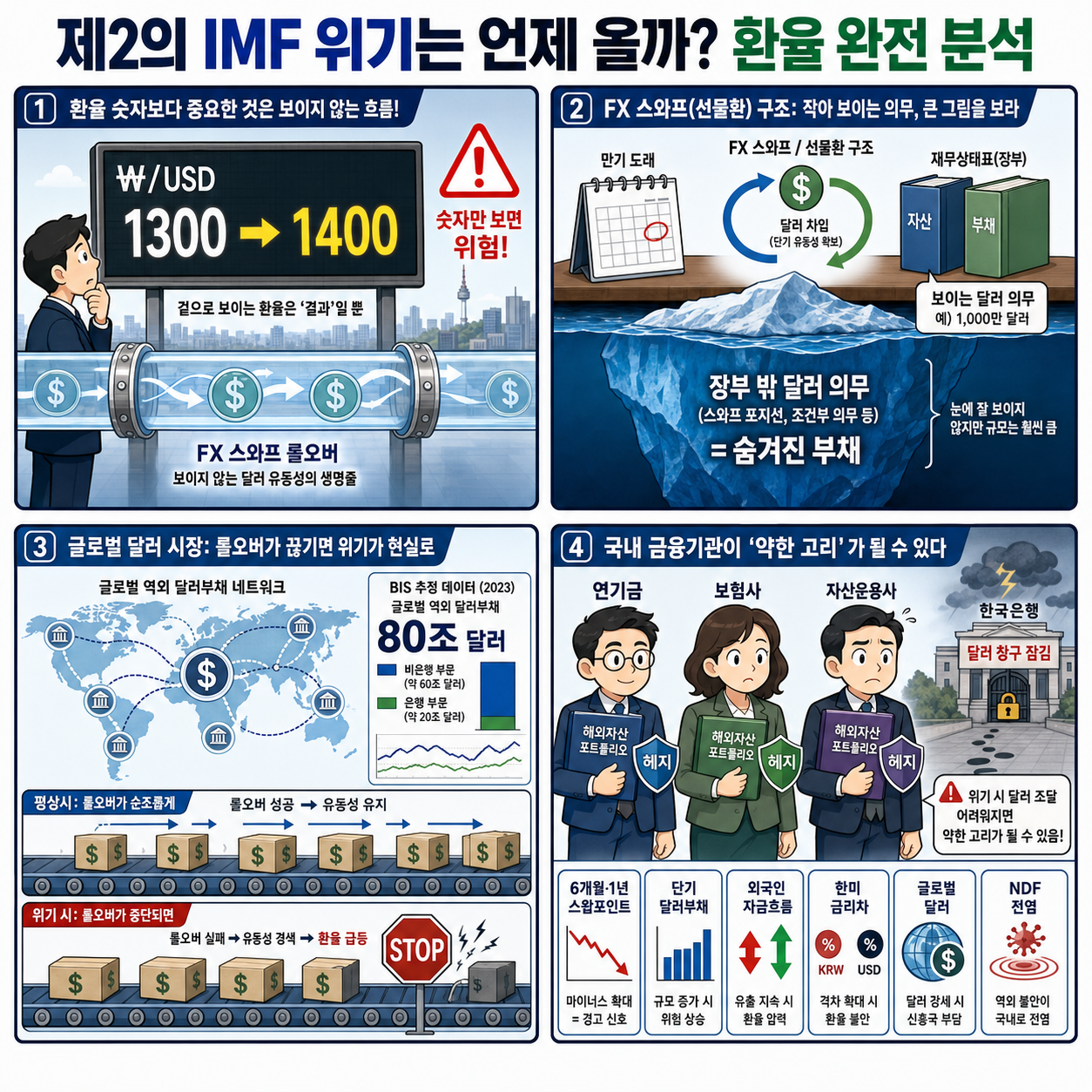 [월가아재] 제2의 IMF 위기는 언제 올까? 환율 완전 분석 내용을 설명하는 본문 이미지