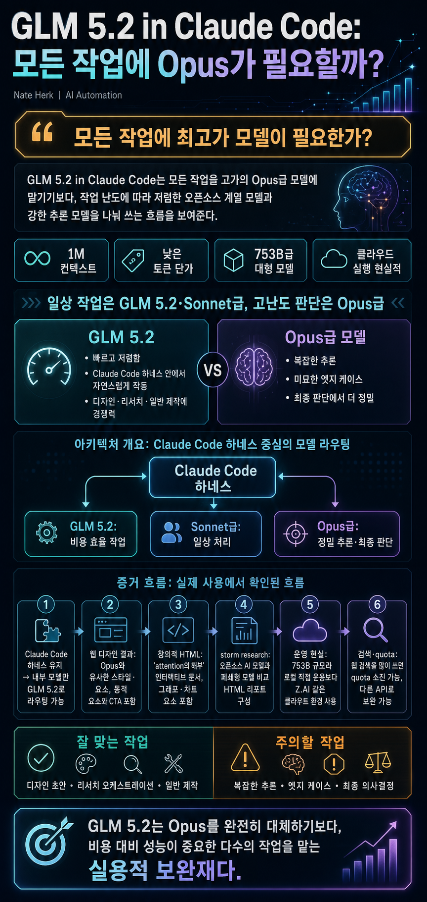 GLM 5.2 in Claude Code is Blowing My Mind 내용을 설명하는 본문 이미지