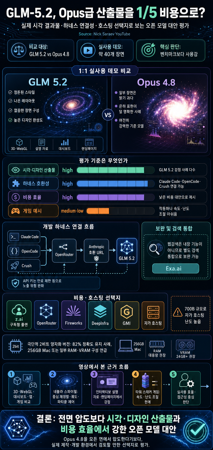 GLM-5.2 is Basically Opus (For 1/5 the Price) 내용을 설명하는 본문 이미지