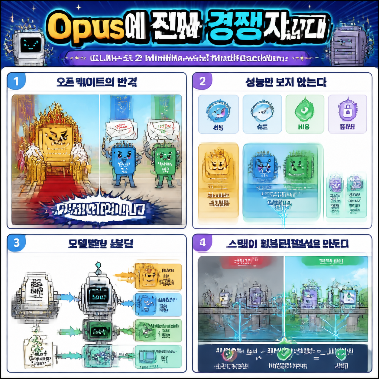 GLM-5.2 vs MiniMax-M3: Opus Has REAL COMPETITION (Model Stacking) 내용을 설명하는 본문 이미지