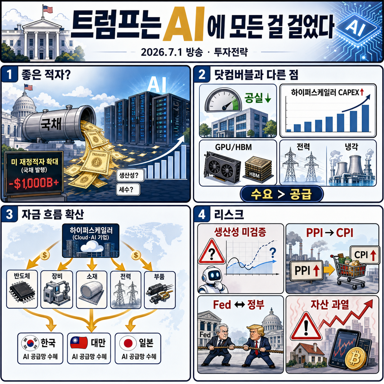 트럼프는 AI에 모든 걸 걸었다 (중소기업중앙회 투자전략실 성상현 부부장) 내용을 설명하는 본문 이미지