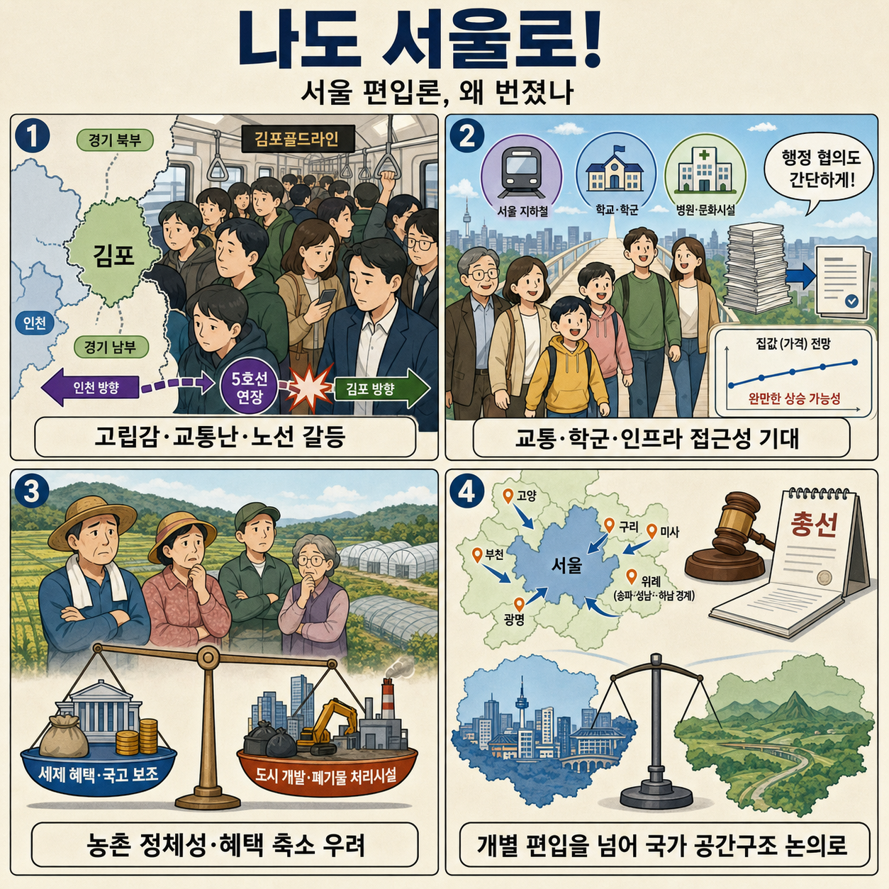 나도 서울로!" 고양·하남·구리까지 번진 열망... 내용을 설명하는 본문 이미지