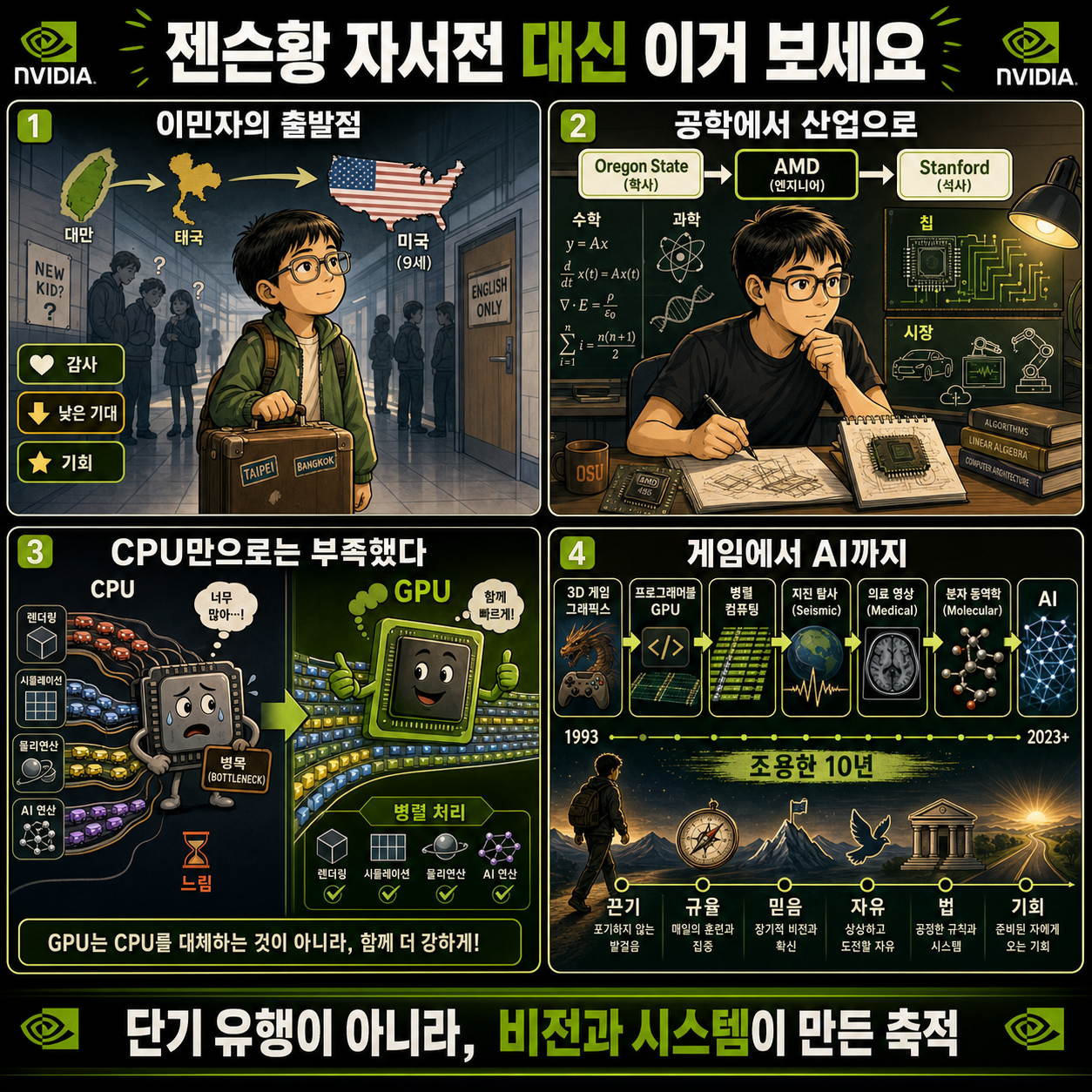 젠슨황 자서전 대신 이거 보세요 내용을 설명하는 본문 이미지