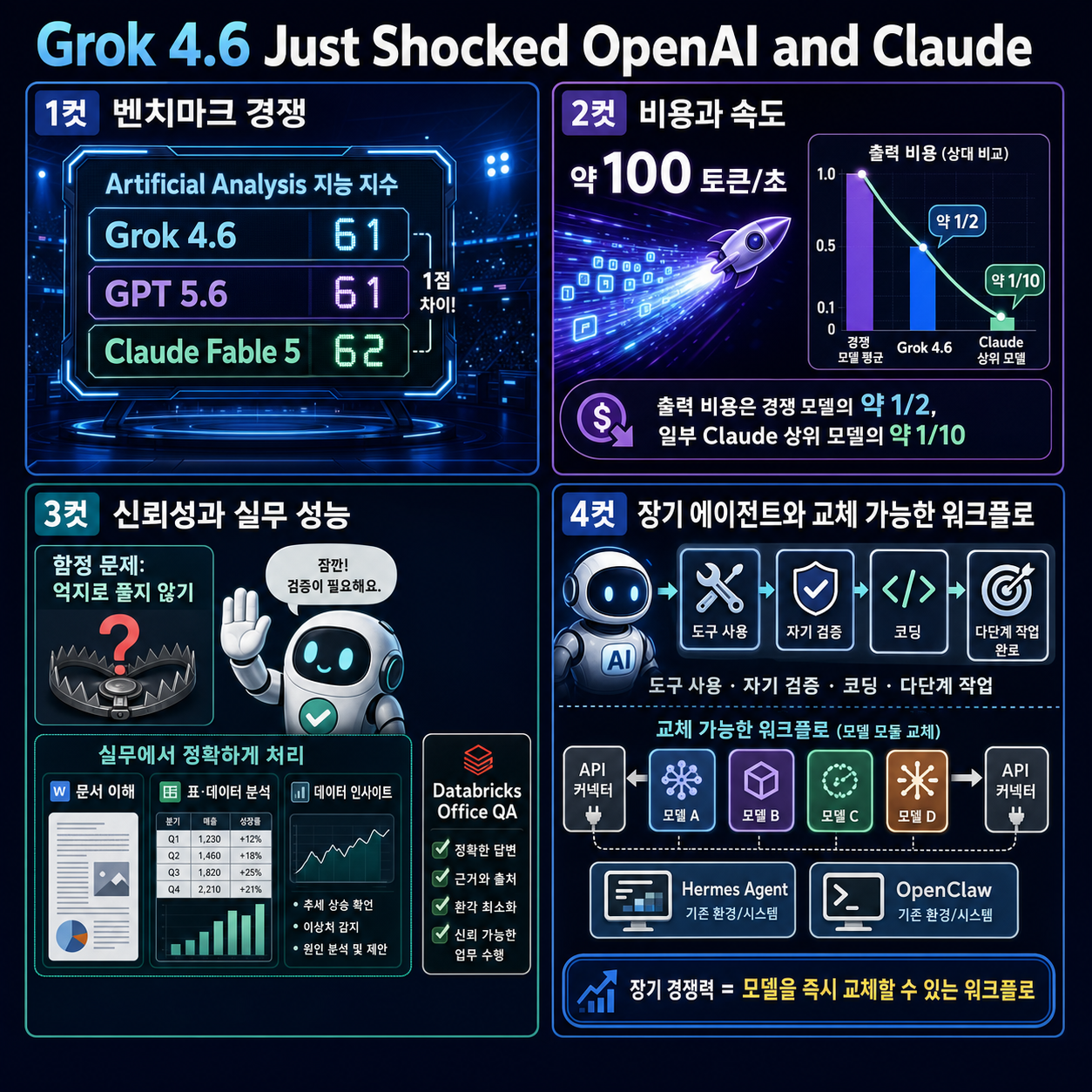 Grok 4.6 Just Shocked OpenAI and Claude 내용을 설명하는 본문 이미지