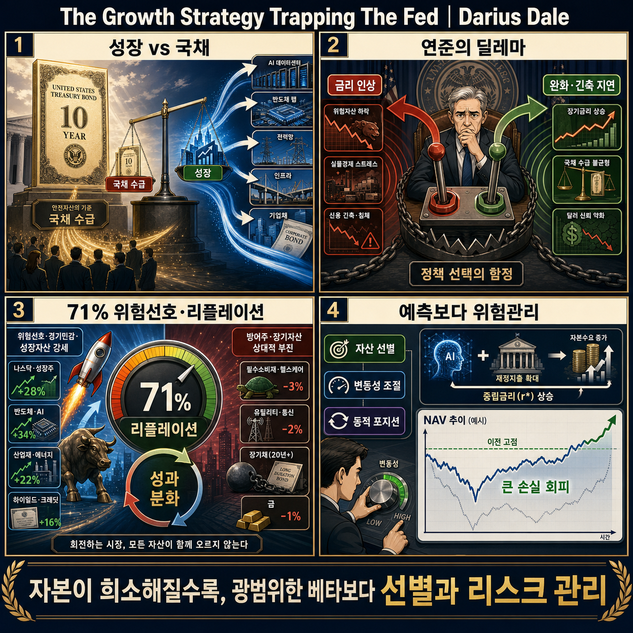 The Growth Strategy Trapping The Fed 내용을 설명하는 본문 이미지