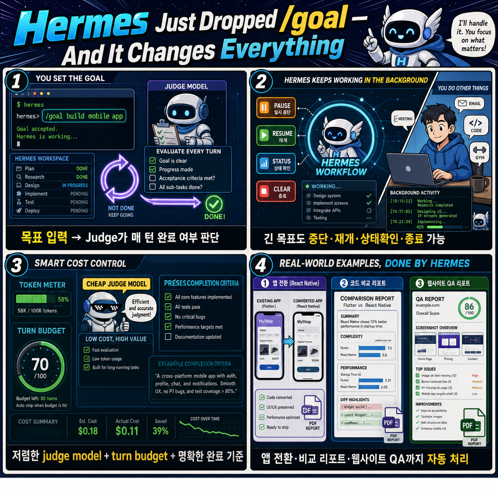 Hermes Just Dropped /goal — And It Changes Everything 내용을 설명하는 본문 이미지