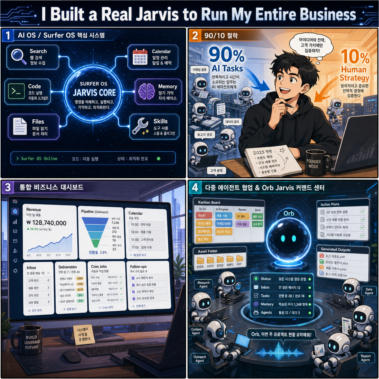 I Built a Real Jarvis to Run My Entire Business 내용을 설명하는 본문 이미지
