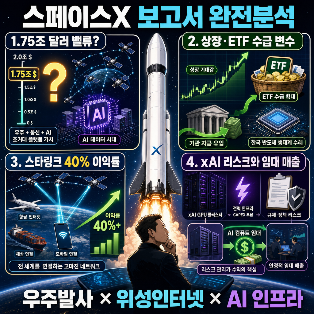 스페이스X 보고서 완전분석, 머스크의 속셈 따로 있습니다 (유진투자증권 정의훈 연구원) 내용을 설명하는 본문 이미지