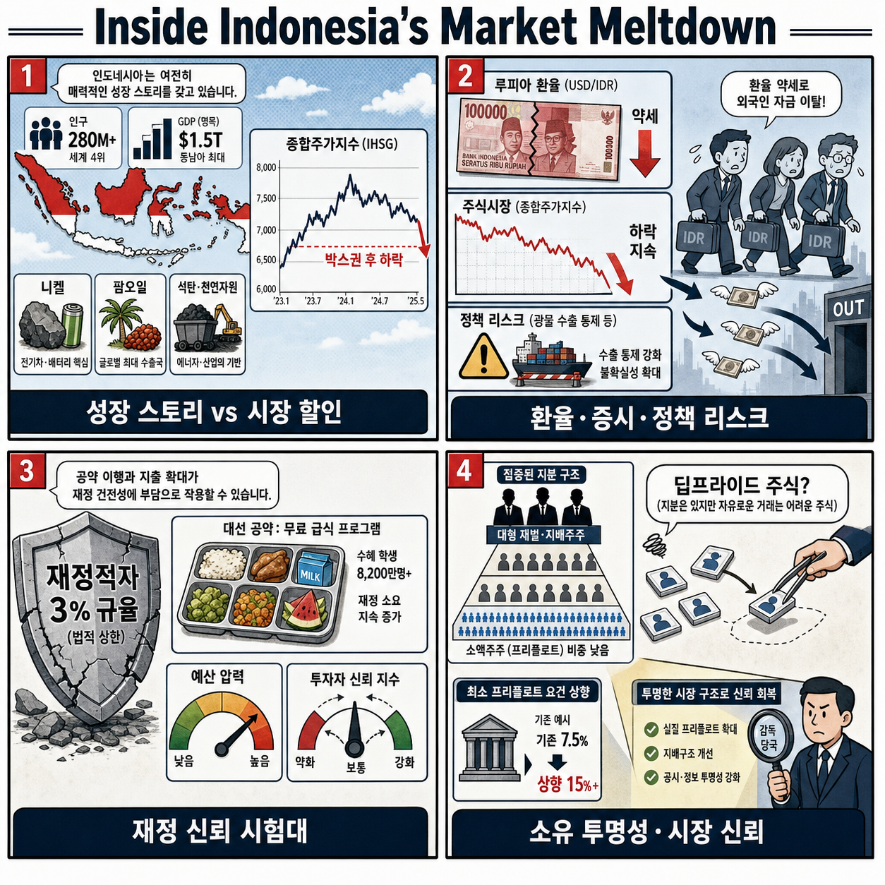 Inside Indonesia''s Market Meltdown 내용을 설명하는 본문 이미지