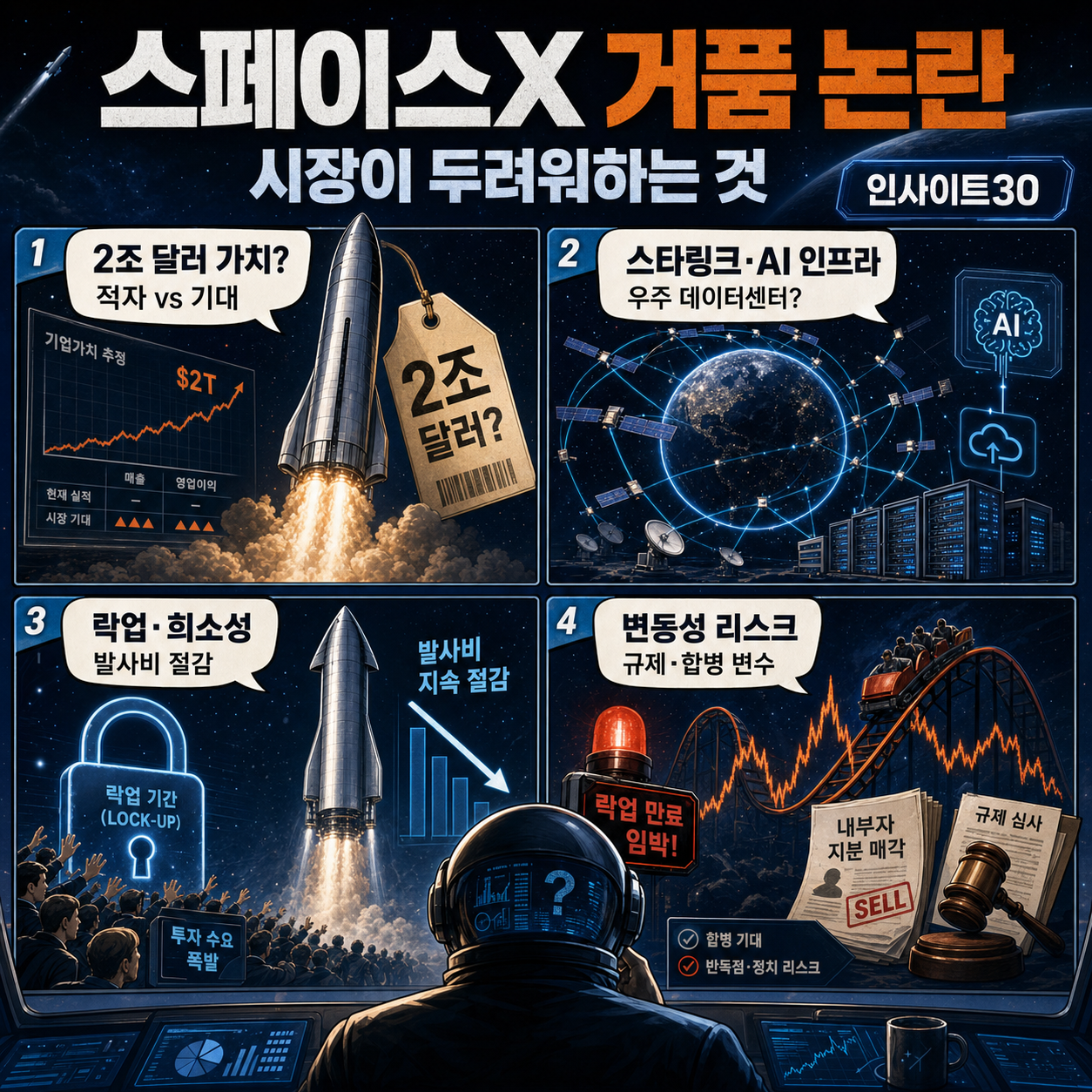 스페이스X 거품 논란, 시장이 가장 두려워하는 것은 내용을 설명하는 본문 이미지