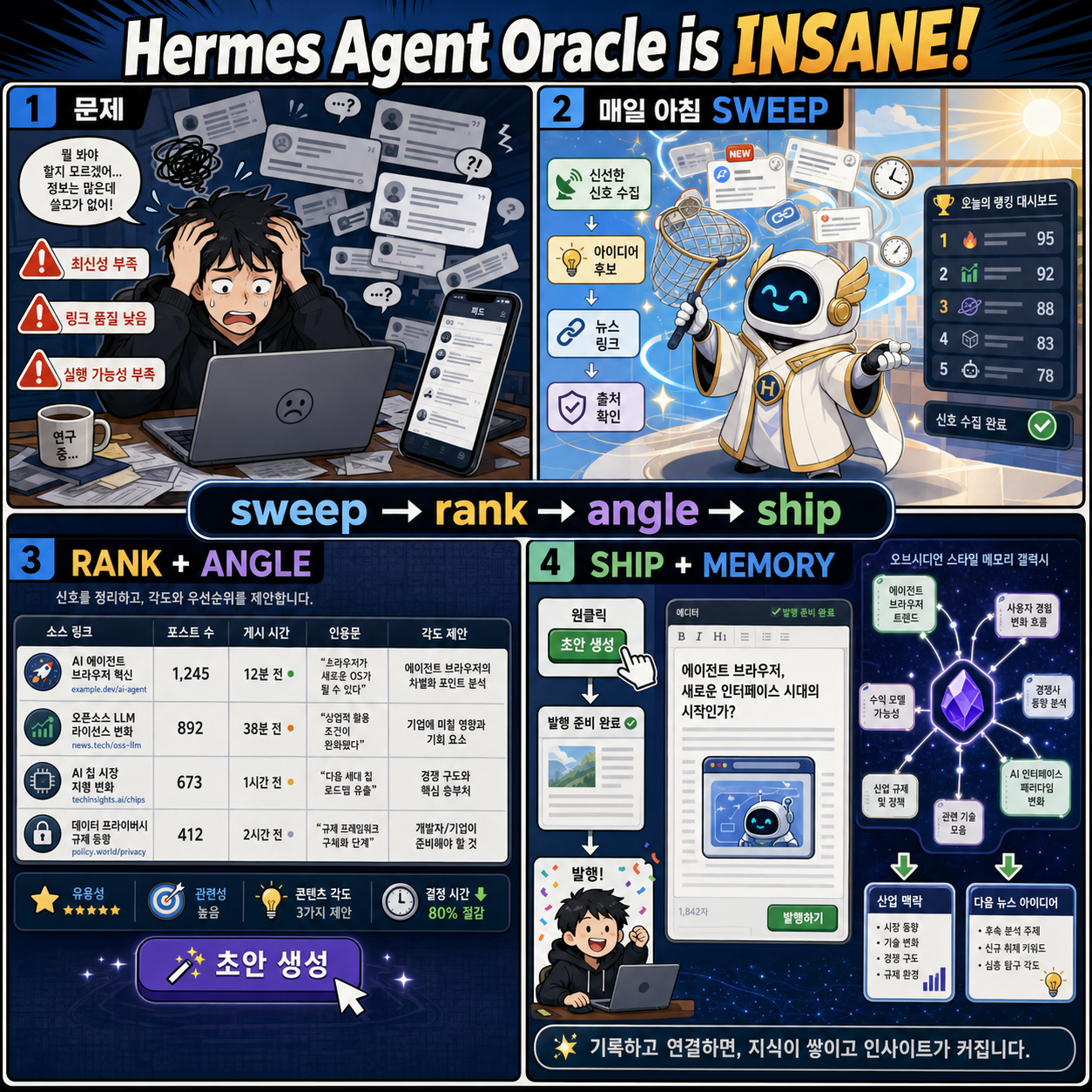 Hermes Agent Oracle is INSANE! 내용을 설명하는 본문 이미지