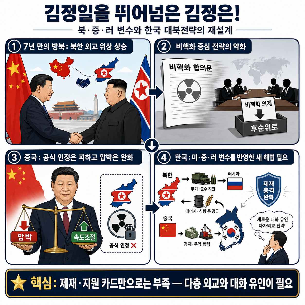 김정일을 뛰어넘은 김정은! [코너별 다시보기 - 260609] 내용을 설명하는 본문 이미지
