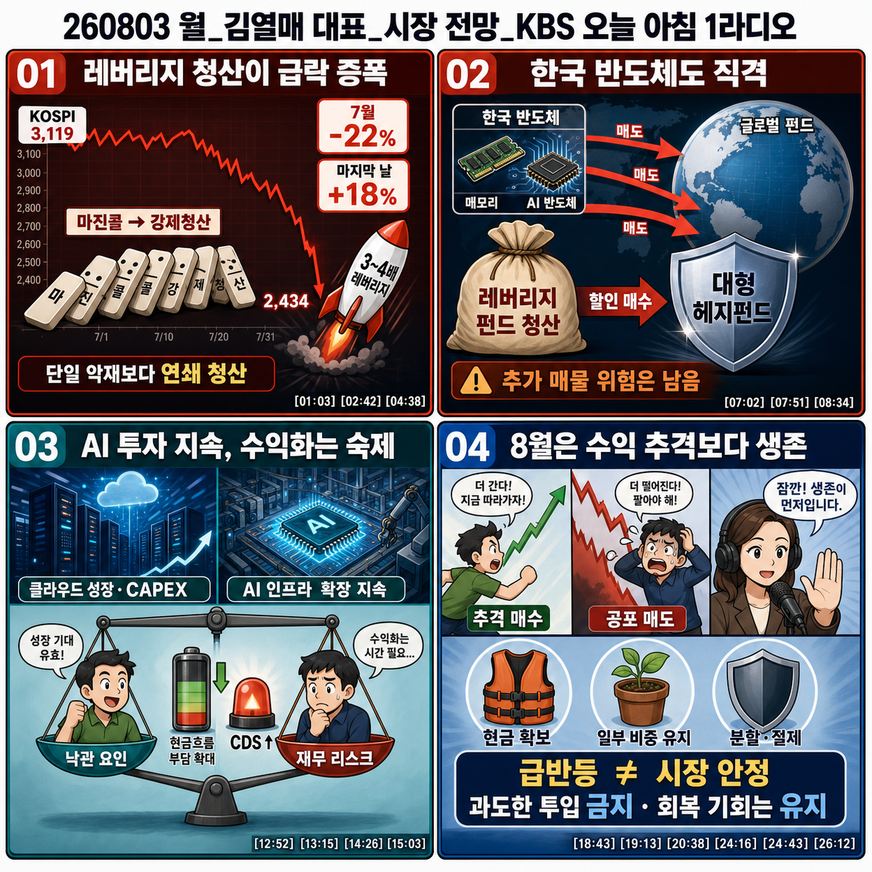 260803 월_김열매 대표_시장 전망_KBS 오늘 아침 1라디오 내용을 설명하는 본문 이미지