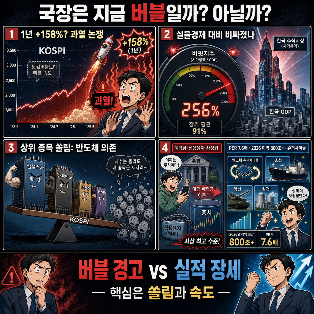 국장은 지금 버블일까? 아닐까? 내용을 설명하는 본문 이미지