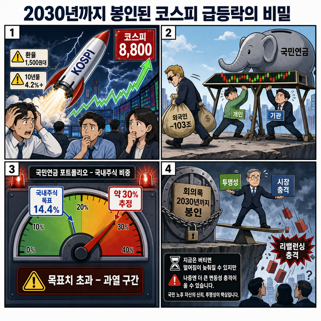 2030년까지 봉인된 코스피 급등락의 비밀 (박종훈의 지식한방) 내용을 설명하는 본문 이미지