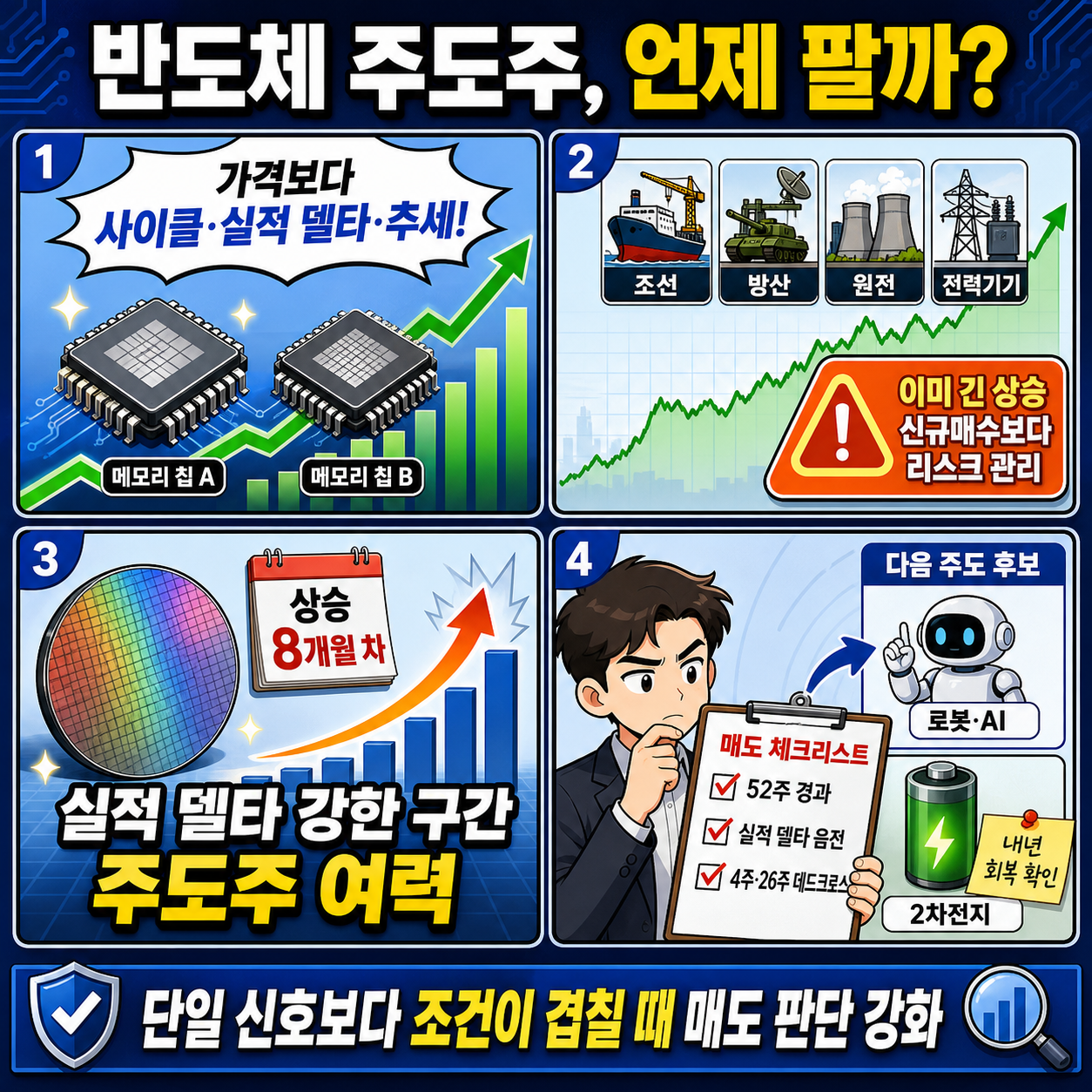 삼성전자·하이닉스 ''이 날'' 오면 던지세요 (f. 한규범 윈투자자문 파트너) #박정호교수 #여의도멘션 #삼성전자 #SK하이닉스 #주도주 내용을 설명하는 본문 이미지