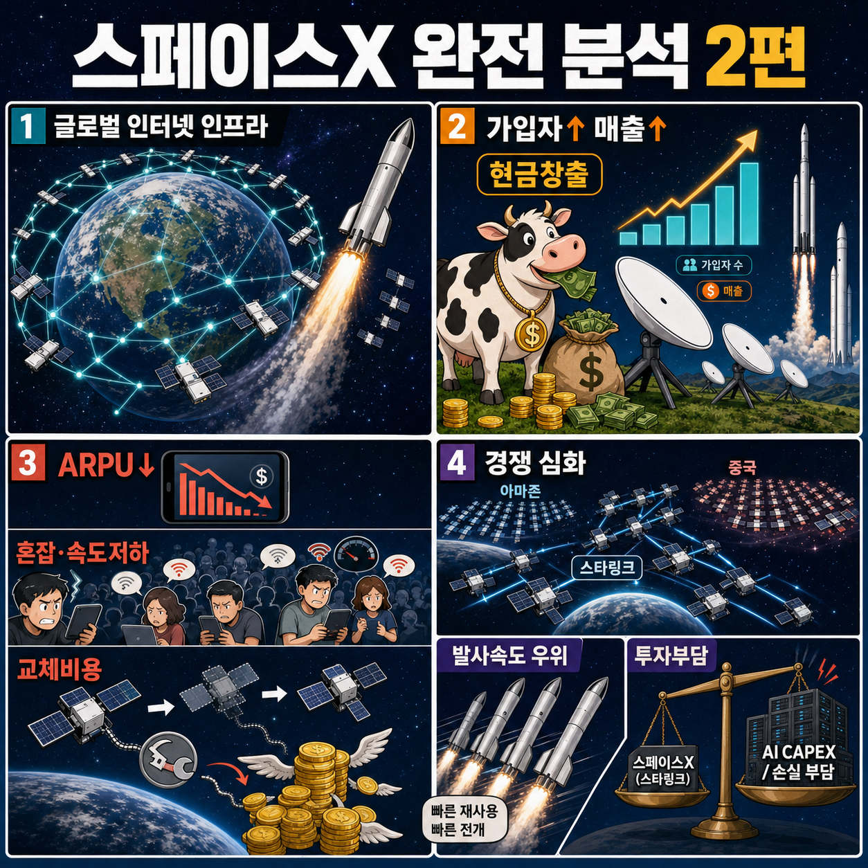 스페이스X 완전 분석 2편 내용을 설명하는 본문 이미지