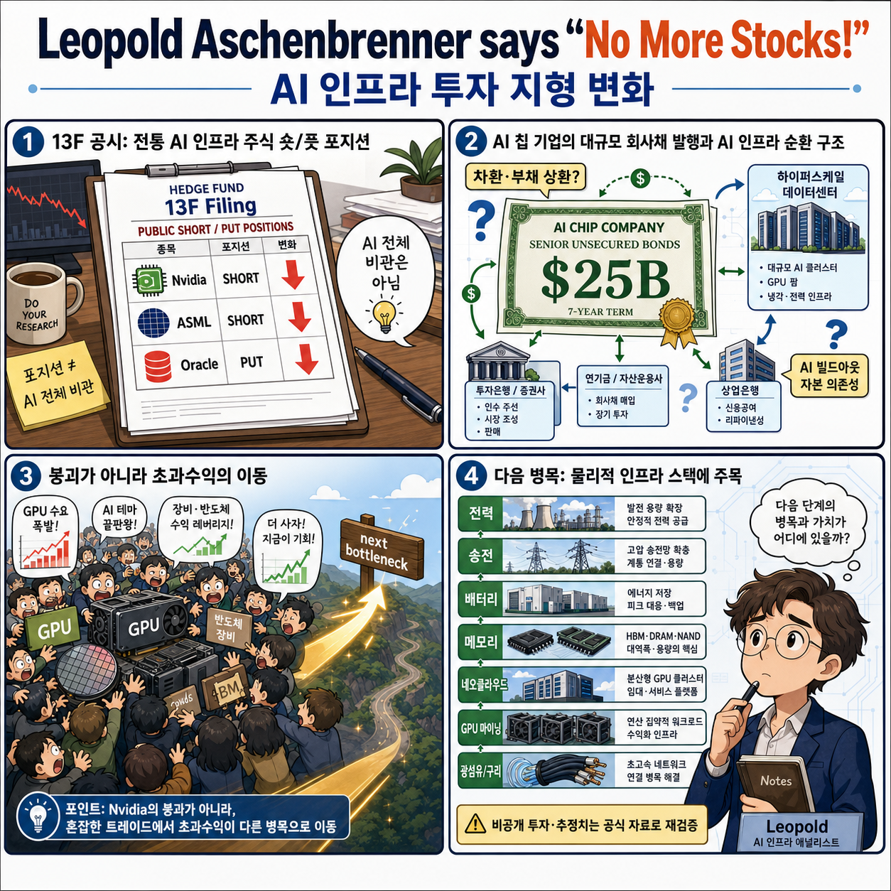 Leopold Aschenbrenner says "No More Stocks! 내용을 설명하는 본문 이미지