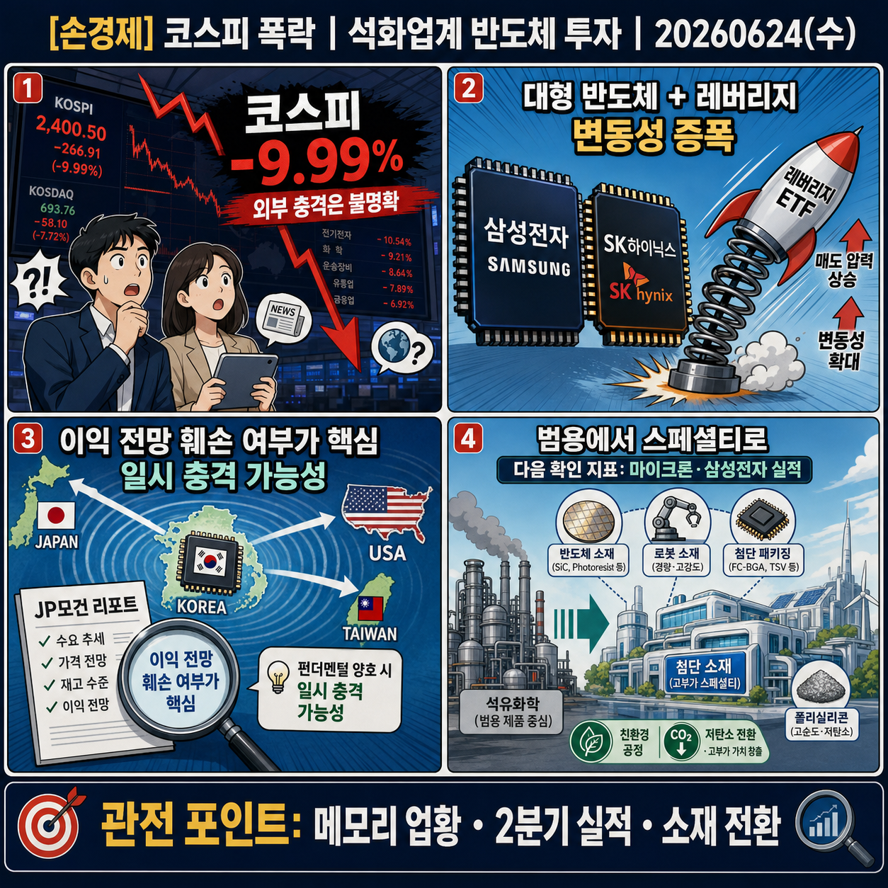 [손경제] 코스피 폭락 내용을 설명하는 본문 이미지