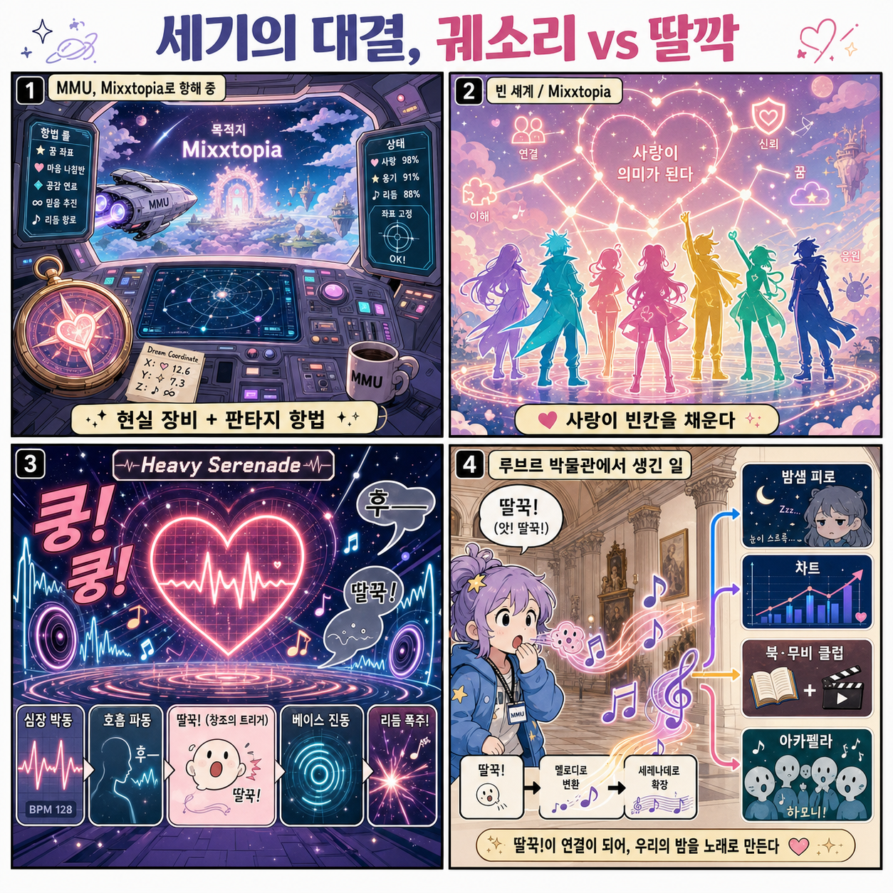 세기의 대결, 궤소리 vs 딸깍 내용을 설명하는 본문 이미지