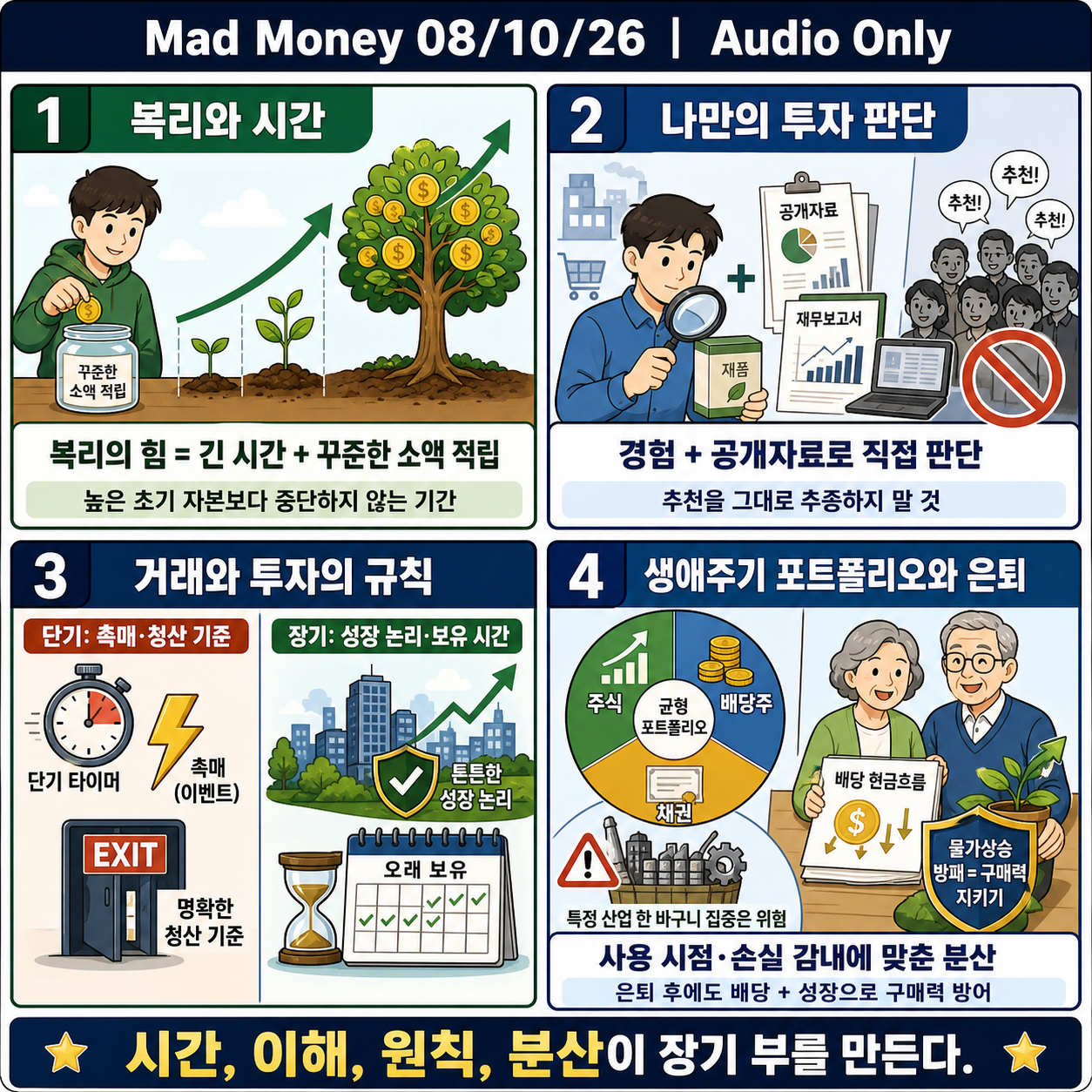Mad Money 08/10/26 내용을 설명하는 본문 이미지