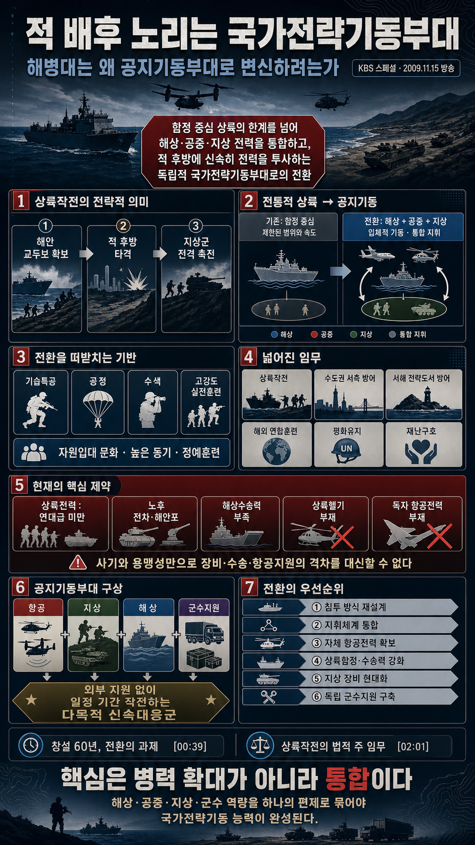 적 배후 노리는 국가전략기동부대, 해병대가 공지기동부대로 변신하려는 이유 내용을 설명하는 본문 이미지