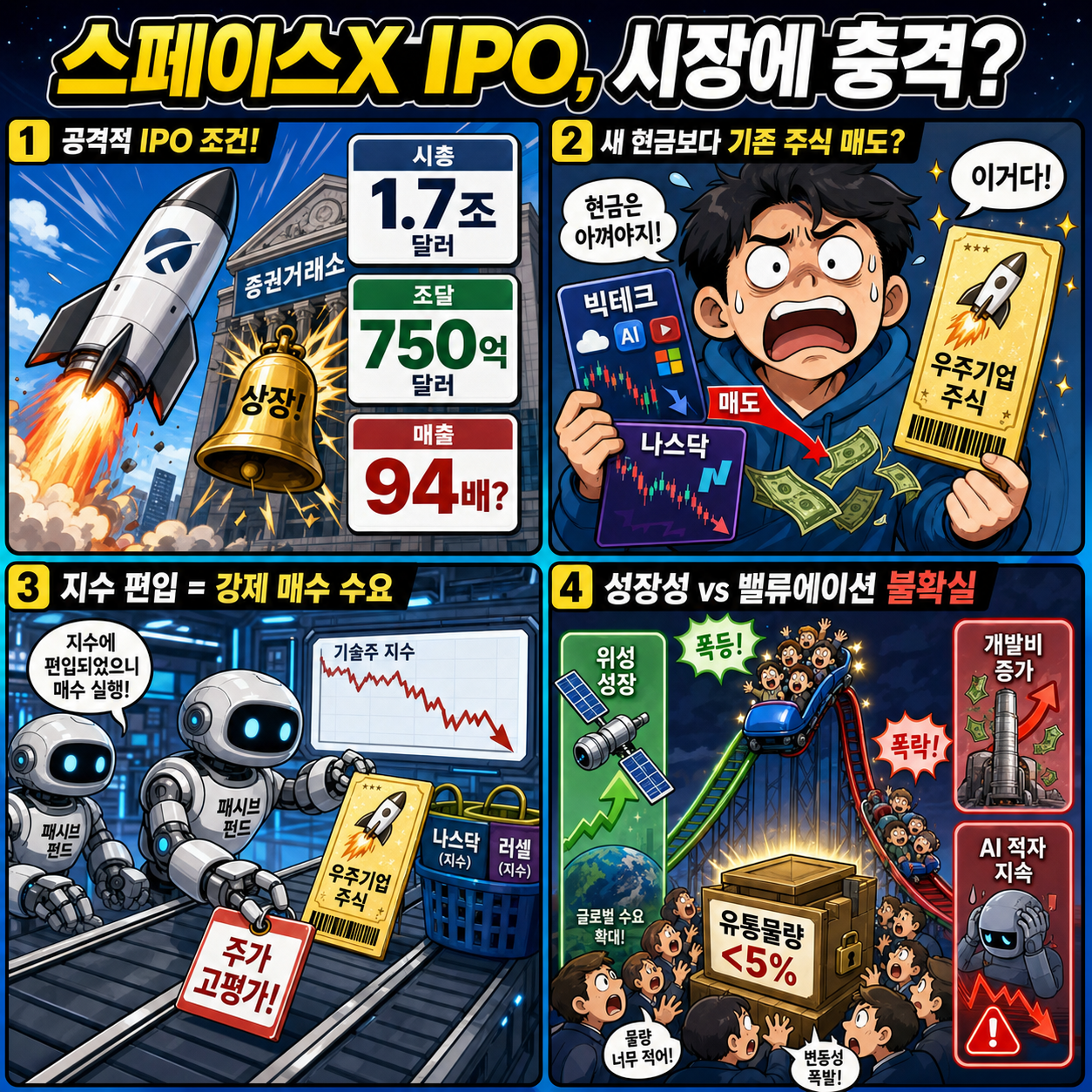 스페이스X가 상장하면 내 주식은 박살날까?? 내용을 설명하는 본문 이미지