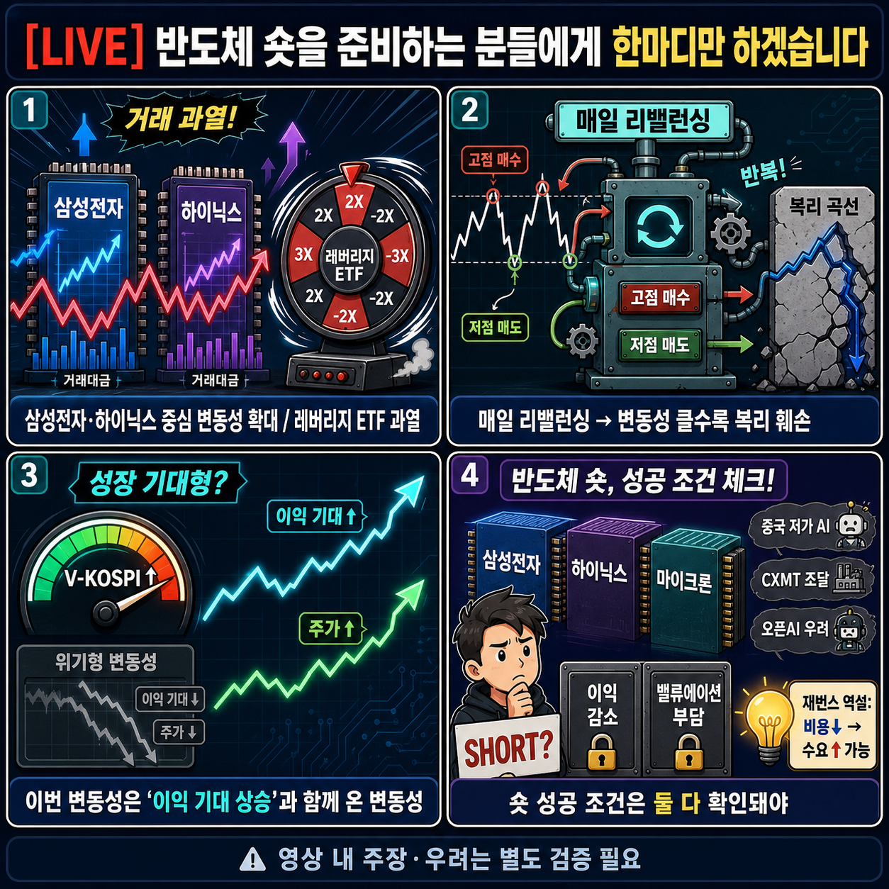 [LIVE] 반도체 숏을 준비하는 분들에게 한마디만 하겠습니다 내용을 설명하는 본문 이미지